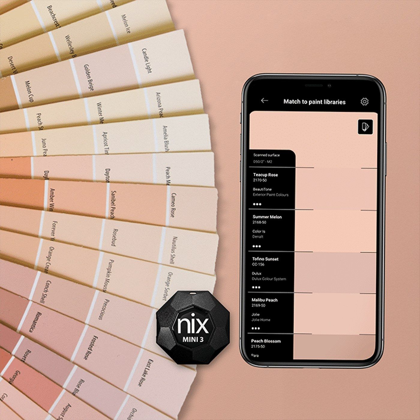 Nix Mini 3 colour sensor with paint match app